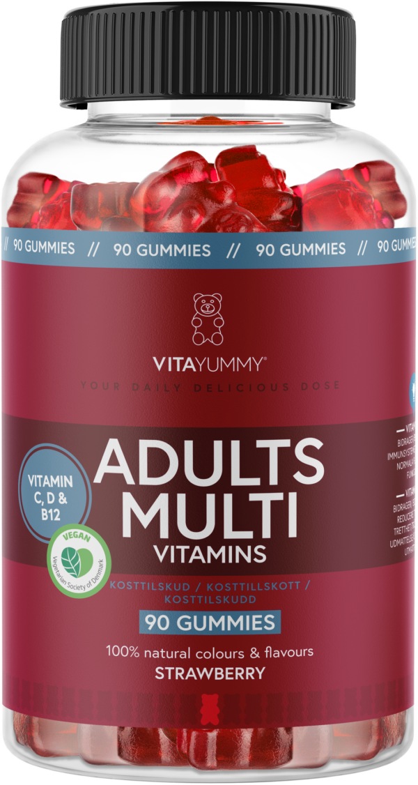 VitaYummy Adults Multi (Strawberry) (90 stk)  (VitaYummy)