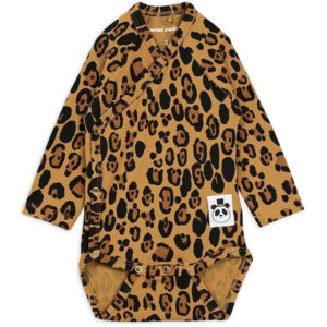 Mini Rodini Basic Leopard Wrap Body - Str. 62  62