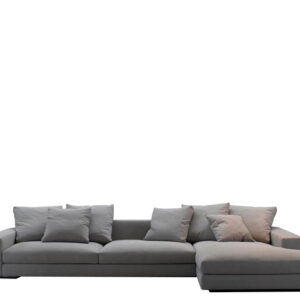Verzelloni Holden modulsofa - Chaiseling til højre set forfra / Offwhite