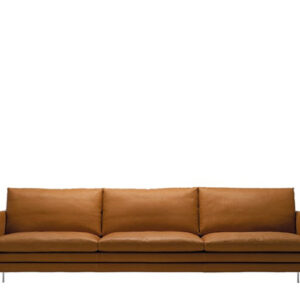 Zanotta William Sofa - 266 cm. - Læder - Chokolade