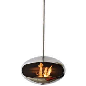 Cocoon Fires Aeris Blank - Med Rustfri Stål Loftstang - Standard 98-142cm / Loft skrå væg