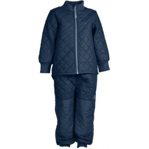 Mikk-Line Termosæt m. Fleece Blue Nights - Str. 74  74