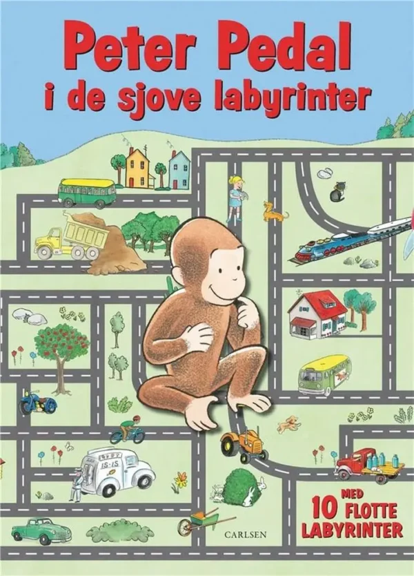 Peter Pedal i de sjove labyrinter Billedbøger