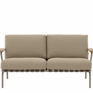 2 Pers. - Ribbed Weave 5 - Taupe | Stel