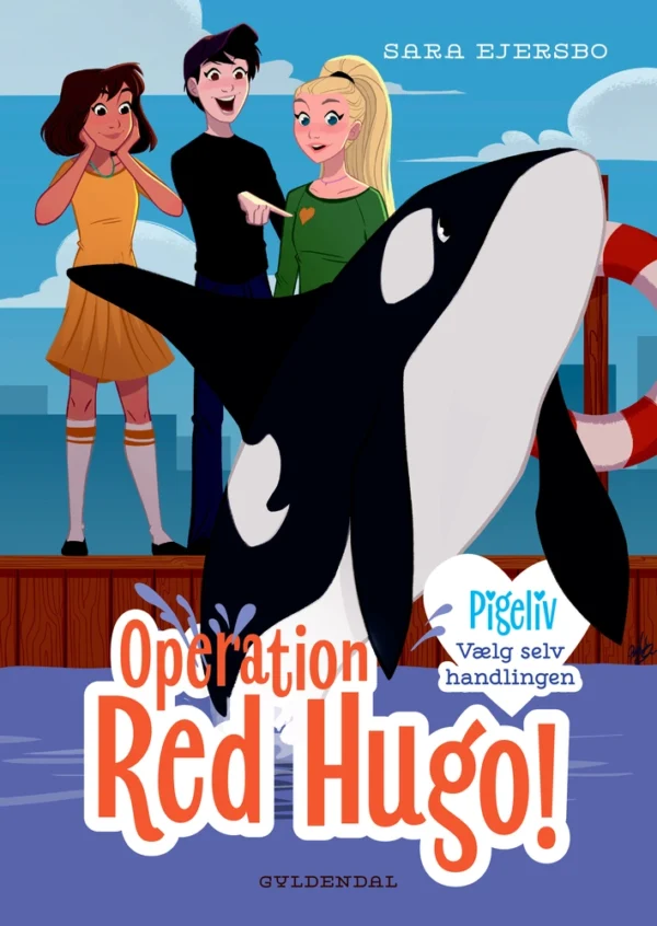 Pigeliv -  Operation Red Hugo! Vælg selv handlingen Seriebøger