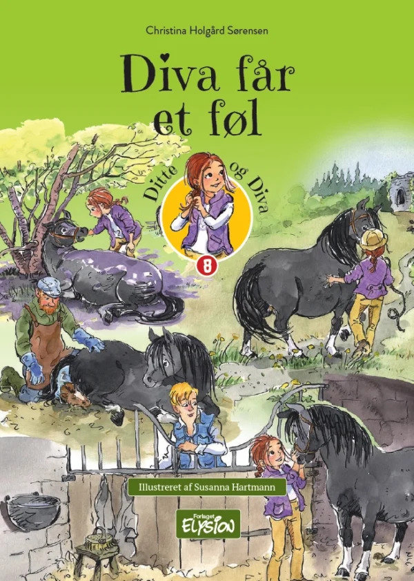 Diva får et føl Børnebøger