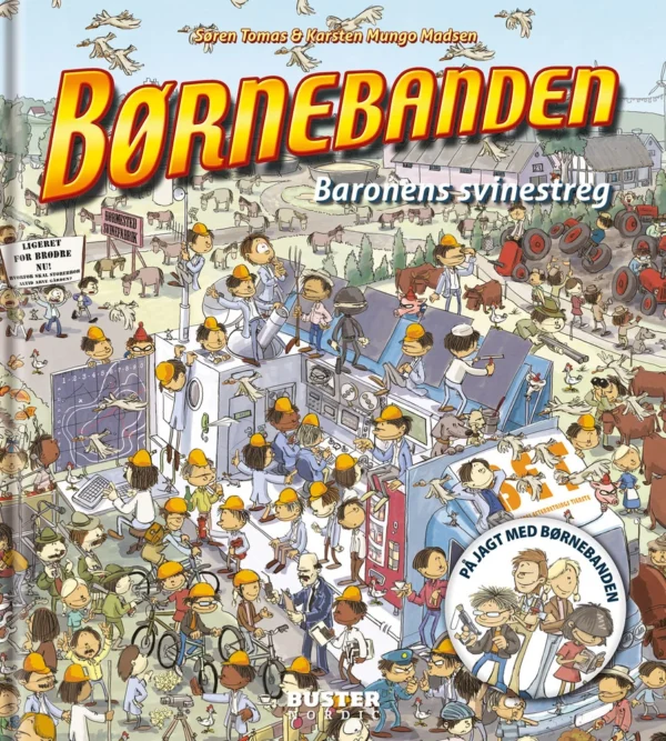 Børnebanden  Baronens svinestreg Børnebøger