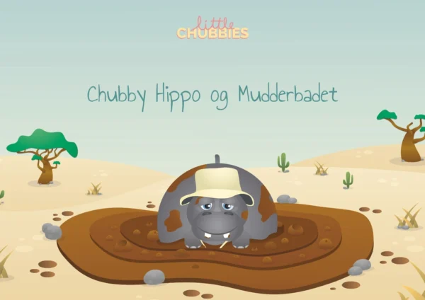 Chubby Hippo og Mudderbadet Børnebøger