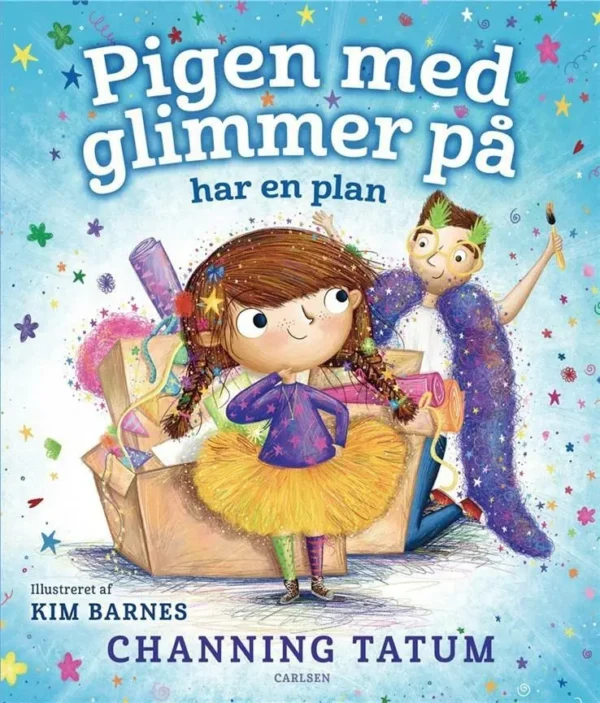 Pigen med glimmer på har en plan Billedbøger