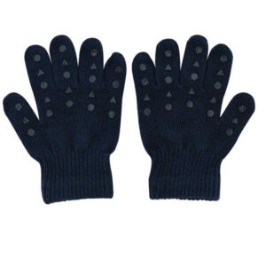 GObabyGO Grip Gloves Dark Blue - Str. 3-4 år  3-4 år