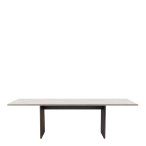Vipp 496 Cabin Bord Med Stentop - 250x100 - Jura Grau Blau - Dark Oak