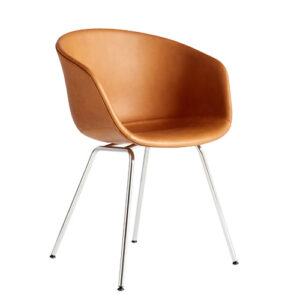 HAY About A Chair (AAC27) Cognac Sense Læder - Krom