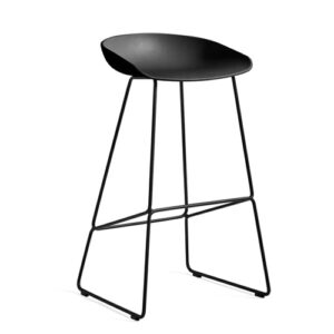 (AAS 38) - Sort - Sort Stål - H:75cm