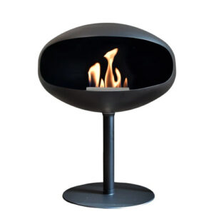 Cocoon Fires Pedestal - Sort - Sort Fod