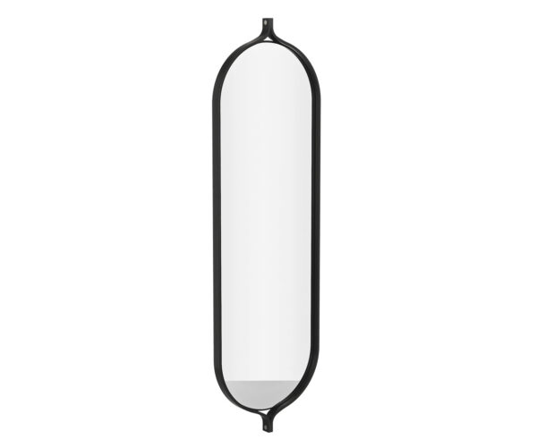 Swedese Comma Spejl - Oval - 40x135cm - Ask · Beige Pink