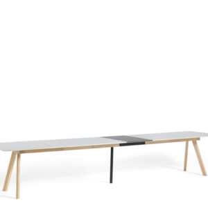 HAY CPH30 Udtræksbord - 200-400x90cm. - Eg Matlak - Linolium - Grå