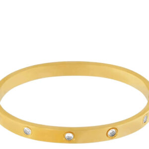 Dansk Copenhagen Joy armring - CZ gold / waterproff