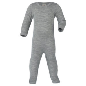 Engel Grey Mélange Baby Natdragt - Str. 86-92  86-92