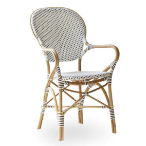 Sika Design Isabell Caféstol m/ Armlæn - White