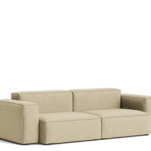 HAY Mags Soft Sofa - Low Arm  - 2.5 Pers. - Linen Grid - Dark Beige - Beige (som vist)