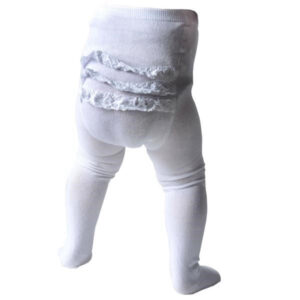 MP 350 Cotton Plain Rumba Tights 01 White - Str. 3 år/100  3 år/100
