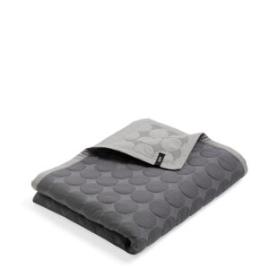HAY Mega Dot Organic Sengetæppe - 260x260cm - Dark Grey