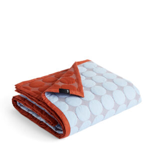 HAY Mega Dot Organic Sengetæppe - 245x195cm - Light Blue