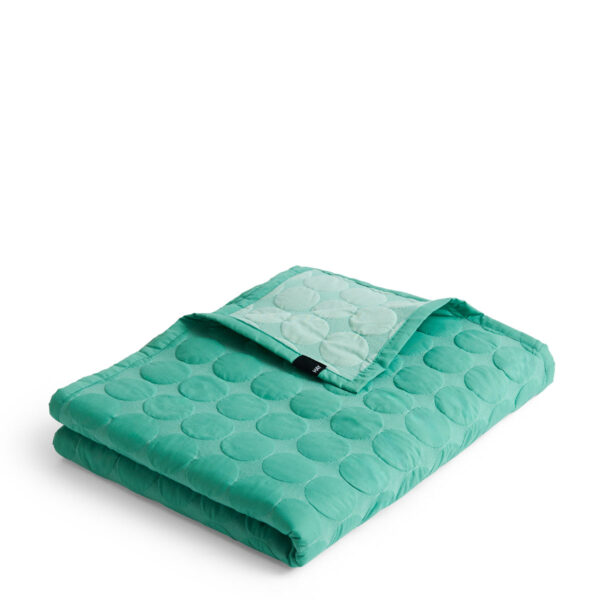 HAY Mega Dot Organic Sengetæppe - 245x195cm - Sea Green