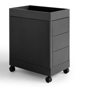 3 Skuffer Med Hjul - Charcoal