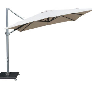 Royal Teak Royal Hængeparasol - 3x3 - Light Grey