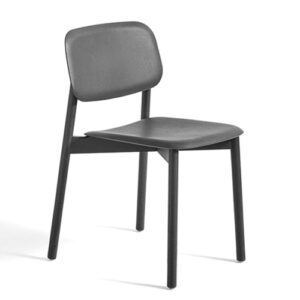 60 Spisestol - Soft Black Bejdset